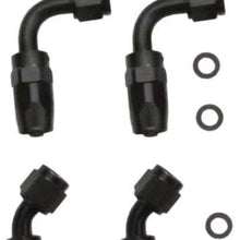 Braided 3/8 Fuel Line 6AN Oil/Gas/Fuel Hose End Fitting Hose Separator Clamp Kit for Oil Fuel Line Repair Projects