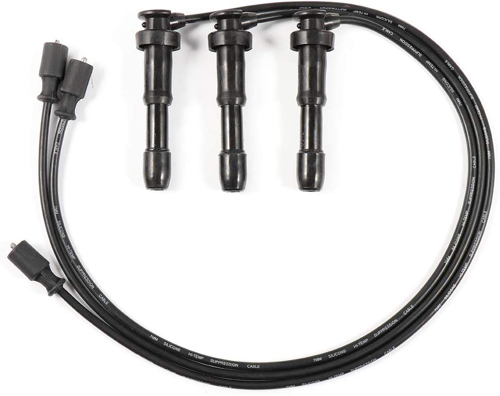 Aintier Brand New Ignition Wire Sets Replacement for Hyundai XG300/ XG350 Kia Sedona 2001-2005 (Set of 3)
