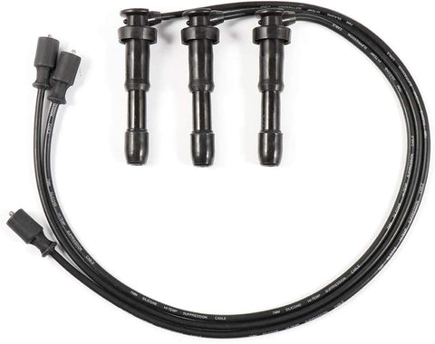 Aintier Brand New Ignition Wire Sets Replacement for Hyundai XG300/ XG350 Kia Sedona 2001-2005 (Set of 3)