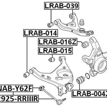 Arm Bushing Rear Upper Arm Febest LRAB-039 Oem RGX000080