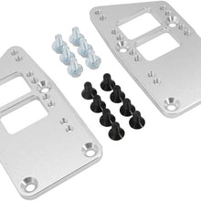 HEKA for LS Swap Motor Mount Conversion Plate Adapter Plates Adjustable 4 Position Billet Aluminum