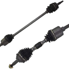Detroit Axle - Pair (2) Front CV Axle Shafts Replacement for 1998-2000 Cirrus/Plymouth Breeze - [1998-2006 Dodge Stratus] - Sedan ONLY