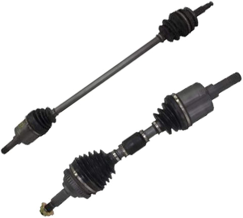 Detroit Axle - Pair (2) Front CV Axle Shafts Replacement for 1998-2000 Cirrus/Plymouth Breeze - [1998-2006 Dodge Stratus] - Sedan ONLY