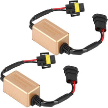 Hlyjoon Car Error Free Decoder 2pcs C16 H8 H9 H11 LED Canbus Headlight Decoder Device Anti-Flicker Resistors Error Canceller Car Vehicles LED Headlight Decoder