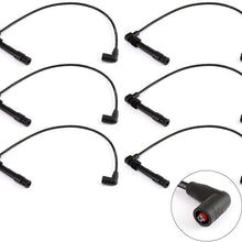 TUPARTS Pack of 6 Ignition Wire Sets Compatible with Audi A4/ A4 Quattro/ A6/ A6 Quattro Volkswagen Passat 1997-2005