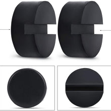 Hypertune Slotted Frame Jack Pad Square Rail Floor Guard Adapter Anti-Slip Rubber Vehicle Repair for Universal Lifts 2Pcs