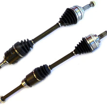DTA TO87618760A front Left Right Pair - 2 New Premium CV Axles (Drive Axle Assembly) Compatible With 1992-2001 Toyota Camry, 4cyl Automatic