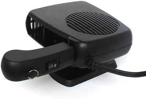 JXHD 12V Car Heater/Cold Fan - Heater Cooling Defroster Defogger 150W,Black