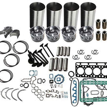 For Mitsubishi Truck engine rebuild kit 8DC10 8DC11 piston+ring cylinder liner full gasket kit bearing kit