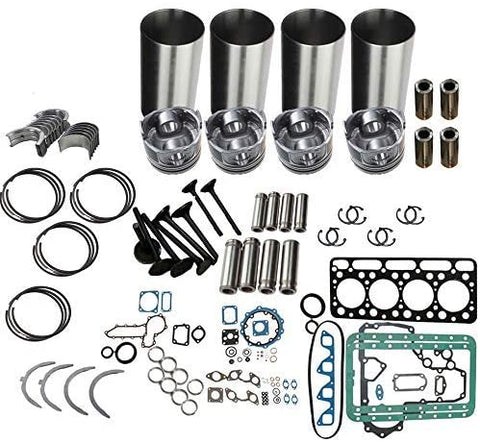 For Mitsubishi Truck engine rebuild kit 8DC10 8DC11 piston+ring cylinder liner full gasket kit bearing kit
