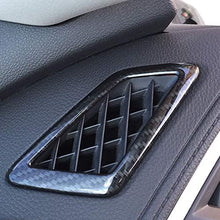 HKPKYK Car Dashboard Air Conditioner Vent Trim Frame ABS Carbon Fiber Style Decoration Accessories,for Honda Civic 2019 2018 2017 2016