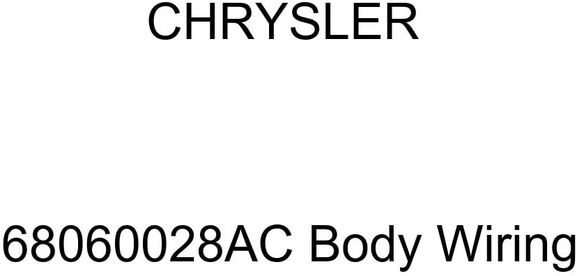 Genuine Chrysler 68060028AC Body Wiring