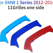 for 1 Serie E81 E82 E87 E88 2004-2011 M Colour Front Grille Grill Cover Insert Trim Clips (12 Grilles Sharp Angle)