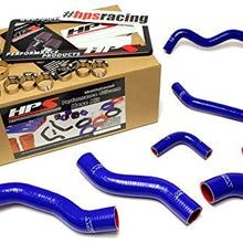 HPS 57-1478-BLUE Blue Silicone Radiator and Heater Hose Kit Coolant