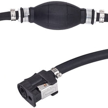 5/16" 8mm Fuel Line Hose Outboard Primer Bulb with Connector Adaptor for Motor Vehicle Marine Boat