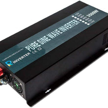 WZRELB Pure Sine Wave 5000W (10000W Surge) 24V Power Inverter DC to AC Power - Solar, RV, RBP-S500024