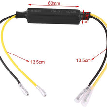 Akozon 21W Motorcycle Turn Signal Indicator Light LED Load Resistor Decoder Fix Error Accessories