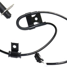 ABS speed sensor compatible with RX300 99-03 / HIGHLANDER 01-03 Rear Left Side AWD 2 Female Terminals Blade Type