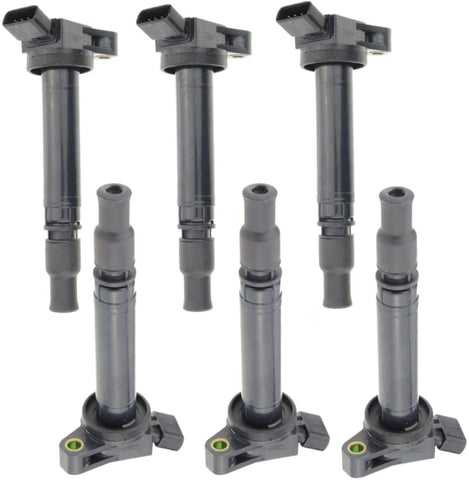 Set of 6 Ignition Coils Pack for Lexus GS300 2005-2006 GS350 GS450H IS350 2007-2008 IS250 2006-2008