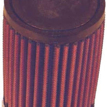 K&N Universal Clamp-On Air Filter: High Performance, Premium, Washable, Replacement Engine Filter: Flange Diameter: 2.25 In, Filter Height: 5 In, Flange Length: 0.625 In, Shape: Round, RU-0610