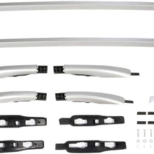 Scitoo Roof Rack Cross Bars Side Rails Baggage Carrier For Ford Escape 2013-2016 Silver 2 Pcs Roof Top Rack Luggage Carrier