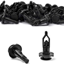 OTUAYAUTO 50Pcs Rivet Retainer Fender Bumper Fasteners Clips, OEM# 52161-02020 9mm Nylon Push-Type Automotive Clips for Toyota Tacoma Yaris Camry Tundra Sienna 4Runner Avalon Matrix Highlander