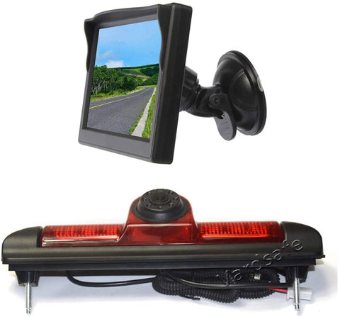 Vardsafe VS505S Reversing Camera & Suction Cup Rear View Monitor for Fiat Ducato/Peugeot Boxer/Citroen Jumper Relay (2007-2020)