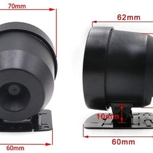 XinQuan Wang Fuel Gauges 60MM Car Turbo Boost Gauge Black Face Car Gauge Car Meter with Sensor Auto Gauge