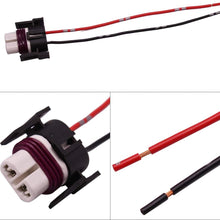 GZXY H11 H8 880 881 High Temperature Ceramic Wire Harness Socket Female Adapter for Headlight Fog Light 2 pcs