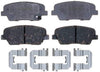 ACDelco 14D1284CH Advantage Ceramic Rear Disc Brake Pad Set with Hardware