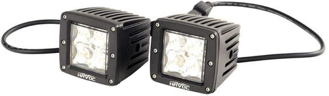 Havoc HLT-61-10121K LED Cube, Pair, Flood, Trail Series