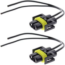 MOTOALL 886 889 892 893 PG13 PGJ13 880 890 862 881 884 885 894 898 899 H8 H9 H11 H27 Female Adapter Socket Connector Plug Wiring Harness Wire Pigtail Pair for Headlight Fog Light LED Bulb Lamp - 2pcs
