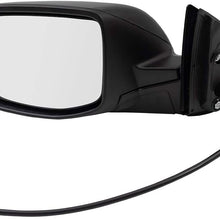 BROCK Side View Mirror for 2017-2019 Honda CR-V LX Drivers Power Textured Black 76258TLCB01 76258-TLC-B01