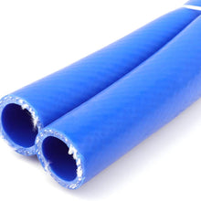 OCPTY Radiator Coolant Hose Kit Fits 2 ft 1 ID FlexFab 5526 Blue Silicone Heater Hose 25mm 350F Radiator Coolant 1.00 Radiator Hose