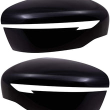 Replacement Set Door Mirror Covers Compatible with 2014 2015 2016 2017 2018 2019 Rogue 2017-2019 Rogue Hybrid