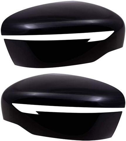 Replacement Set Door Mirror Covers Compatible with 2014 2015 2016 2017 2018 2019 Rogue 2017-2019 Rogue Hybrid