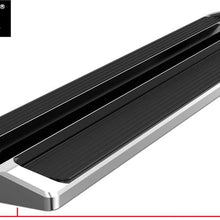 APS iBoard (Silver Running Board Style) Running Boards Nerf Bars Side Steps Step Rails Compatible with 2014-2020 Rogue (Exclude 14 Select Sport)