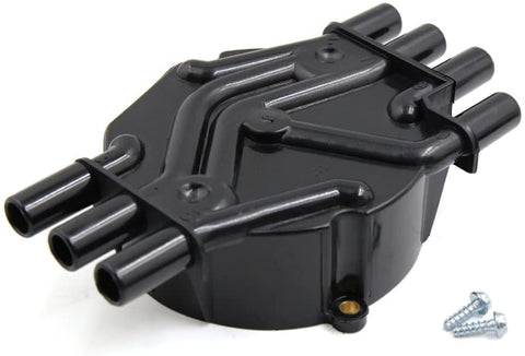 uxcell D328A 10452458 Automobile Car Ignition System Distributor Cap for GMC Sierra Yukon for Chevrolet Suburban Tahoe for Cadillac 6 Cylinder Engine DC 12V