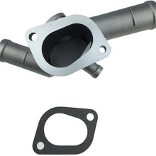 Aluminium Alloy Thermostat Housing Coolant Hose Flange Radiator for VW Golf Jetta 2.0 L4 99-06 06A121133D