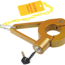 OKLEAD 5th Wheel King Pin Lock Heavy Duty Anti Theft Coupler Lock for Camper Tractor Trailers Rv