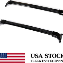 AMFULL Roof Rack Cargo Carrier For GMC Acadia 2017-2019 Rooftop Luggage Crossbars - Fits Side Rails Models ONLY