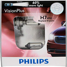 Philips H7 VisionPlus Replacement Bulb, (Pack of 2)