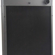 OzCoolingParts 71611C1 International Tractor Radiator, 5 Row Core All Aluminum Radiator for New International Tractor 766 886 966 986 1066 1086 1466 1486 +, 71611C1, 121725C1