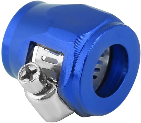 DEALPEAK Car Oil Fuel Hose End Clamp Finisher Diesel Water Line Clip AN6 Hose Connectors 15mm/17mm/20mm/24mm for Auto Truck Vehicle