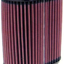 K&N Universal Clamp-On Air Filter: High Performance, Premium, Washable, Replacement Engine Filter: Flange Diameter: 2.75 In, Filter Height: 7 In, Flange Length: 0.625 In, Shape: Oval, RU-1520