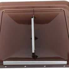 Liftstrut Roof Vent Cover fit for RV Trailer Camper Motorhome VL200-S Smoked 14 x 14 Vent Lid kit 1 pac Easy Install Fresh Air Rain Vent Lid Ventilation