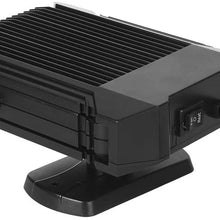 Qiilu Car Heater Fan, Universal Car Heating Fan Vehicle Portable Windshield Snow Fog Frost Removal DC12V/24V