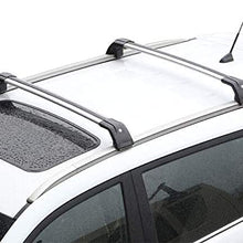 2 Pieces Cross Bars Fit for Ford Kuga 2020 2021 Silver Cargo Baggage Luggage Roof Rack Crossbars