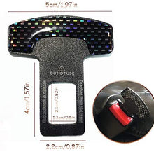 2 Pack Car Seat Belt Clip,Seat Belt Buckle Auto Metal Seat Belts Silencer Stopper
