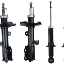 YABOLAN Set of 4 Front + Rear Gas Strut Shock Absorber For Toyota Corolla/Matrix FWD